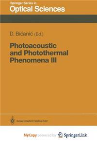 Photoacoustic and Photothermal Phenomena III