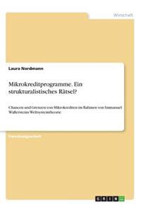 Mikrokreditprogramme. Ein strukturalistisches Rätsel?