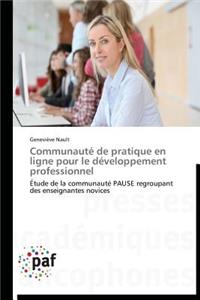 Communauté de Pratique En Ligne Pour Le Développement Professionnel