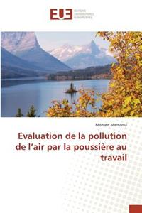 Evaluation de la Pollution de l'Air Par La Poussière Au Travail