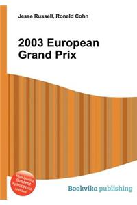 2003 European Grand Prix