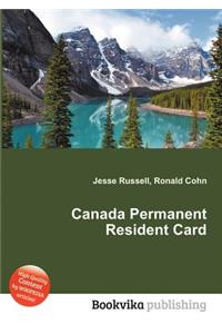 Canada Permanent Resident Card