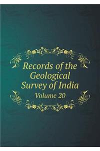 Records of the Geological Survey of India Volume 20