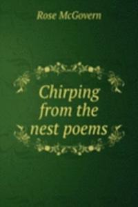 Chirping from the nest poems