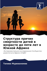 Структура причин смертности детей в возра
