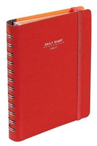 Nava 2016 Diary Daily Small Red