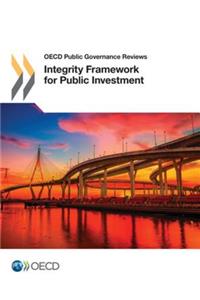 Integrity Framework for Public Investment