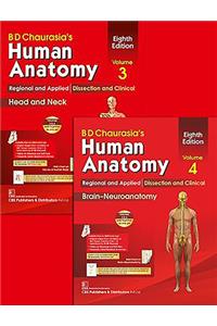 Bd Chaurasia's Human Anatomy, Volumes 3 & 4