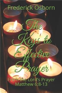 Keys to Effective Prayer