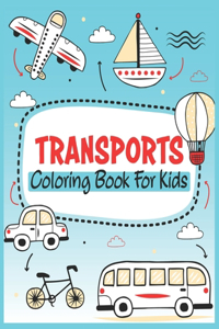 Transports Coloring Book For Kids