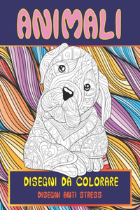 Disegni da colorare - Disegni Anti stress - Animali