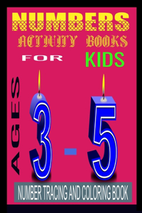 Numbers Activity Books for Kids Ages 3-5