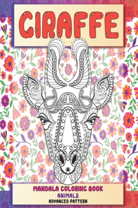 Mandala Coloring Book Advanced Pattern - Animals - Giraffe