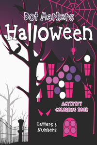 Dot Markers Halloween Activity Coloring Book