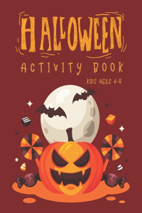 Halloween Activity Book for Kids Ages 4-8