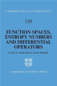 Function Spaces, Entropy Numbers, Differential Operators