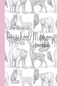 My special pre school memory Journal: The perfect log book for recording all of the special things your children create in their early years and is perfect to keep a lasting memento of a