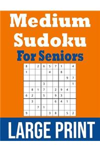 Medium Sudoku For Seniors Large Print