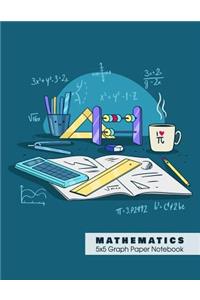 MATHEMATICS 5x5 Graph Paper Notebook