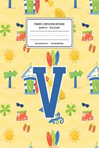 Primary Composition Notebook Grades K-2 Story Journal V