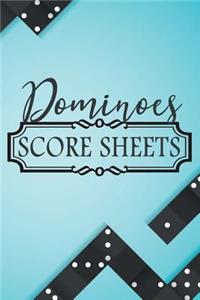 Dominoes Score Sheets