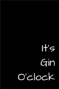 It's Gin O'clock