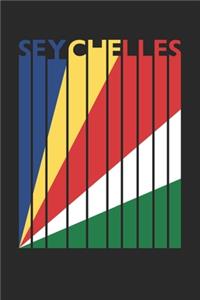 Retro Seychelles Planner - Seychellois Flag Diary - Vintage Seychelles Notebook - Seychelles Travel Journal