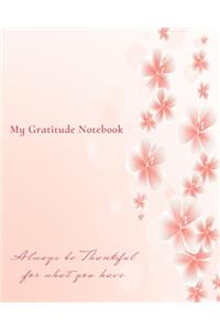 My Gratitude Notebook