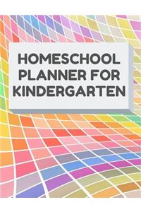 Homeschool Planner for Kindergarten