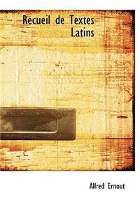 Recueil de Textes Latins