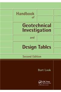 Handbook of Geotechnical Investigation and Design Tables