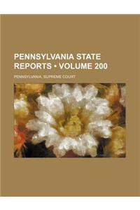 Pennsylvania State Reports (Volume 200)