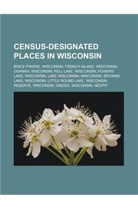 Census-Designated Places in Wisconsin
