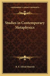 Studies in Contemporary Metaphysics