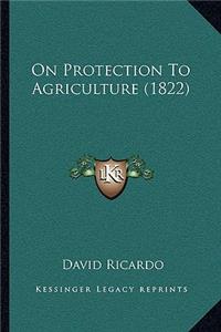 On Protection To Agriculture (1822)