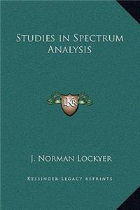 Studies in Spectrum Analysis