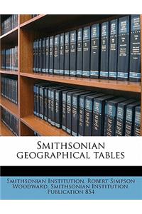 Smithsonian Geographical Tables