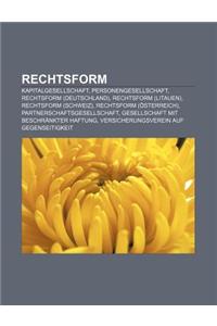 Rechtsform