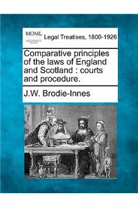 Comparative principles of the laws of England and Scotland