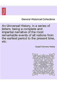 An Universal History, in a series of letters