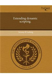 Extending Dynamic Scripting