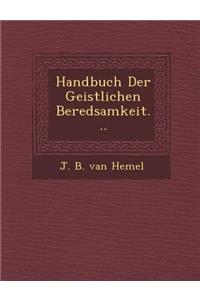 Handbuch Der Geistlichen Beredsamkeit...