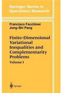 Finite-Dimensional Variational Inequalities and Complementarity Problems I