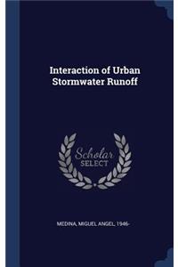 Interaction of Urban Stormwater Runoff