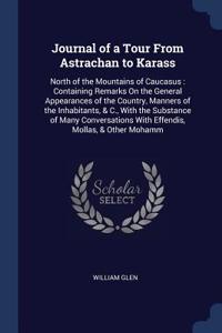 Journal of a Tour From Astrachan to Karass