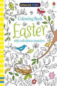 Colouring Book Easter with Rub Downs