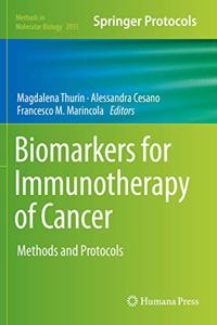 Biomarkers for Immunotherapy of Cancer