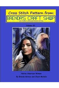 Native American Women - Cross Stitch Pattern from Brenda's Craft Shop
