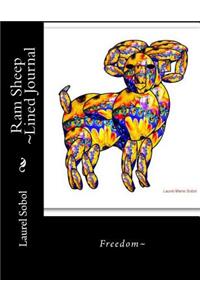 Ram Sheep Lined Journal