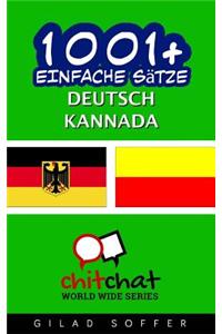 1001+ Einfache Satze Deutsch - Kannada
